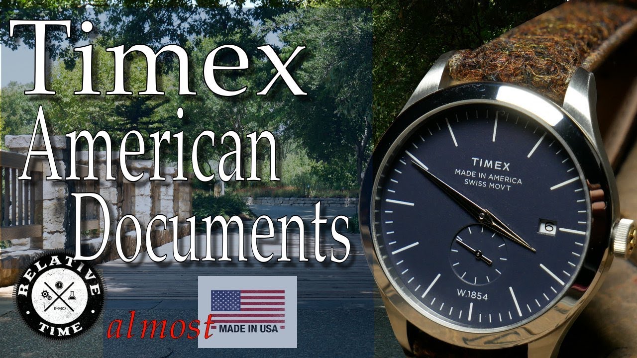 A Dream Within a Dream : Timex American Documents Review (TW2R82900US) -  YouTube