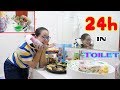 THỬ THÁCH 24 GIỜ SỐNG TRONG TOILET | 24H IN TOILET CHALLENGE