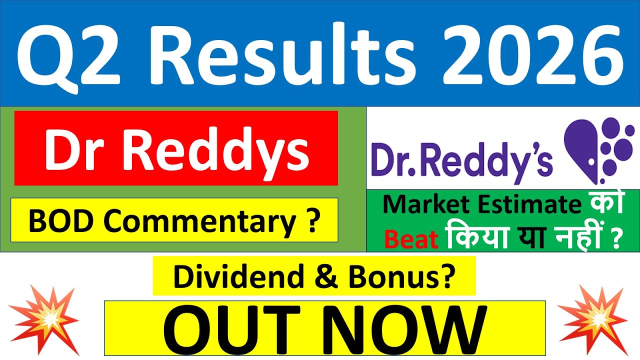 Dr Reddy Q2 results 2026 | Dr Reddy results today | Dr Reddy Share News ...