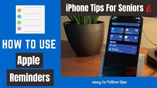 iPhone Tips for Seniors 6: How to Use Apple Reminders screenshot 5