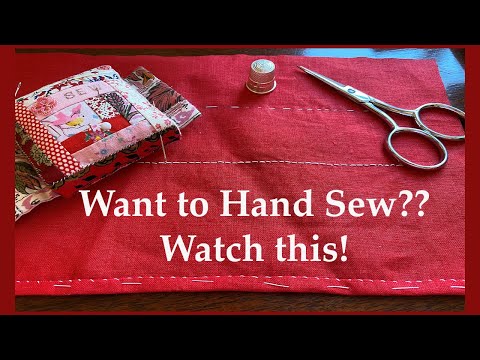 Learn to Hand Sew! Three Stitches You Can't Sew Without