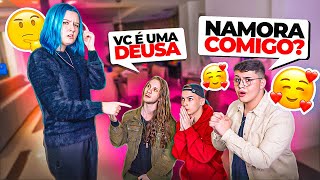 ALGUÉM CONQUISTOU ELA!? CANTADAS PRA MANTEIGA NA HERO BASE!