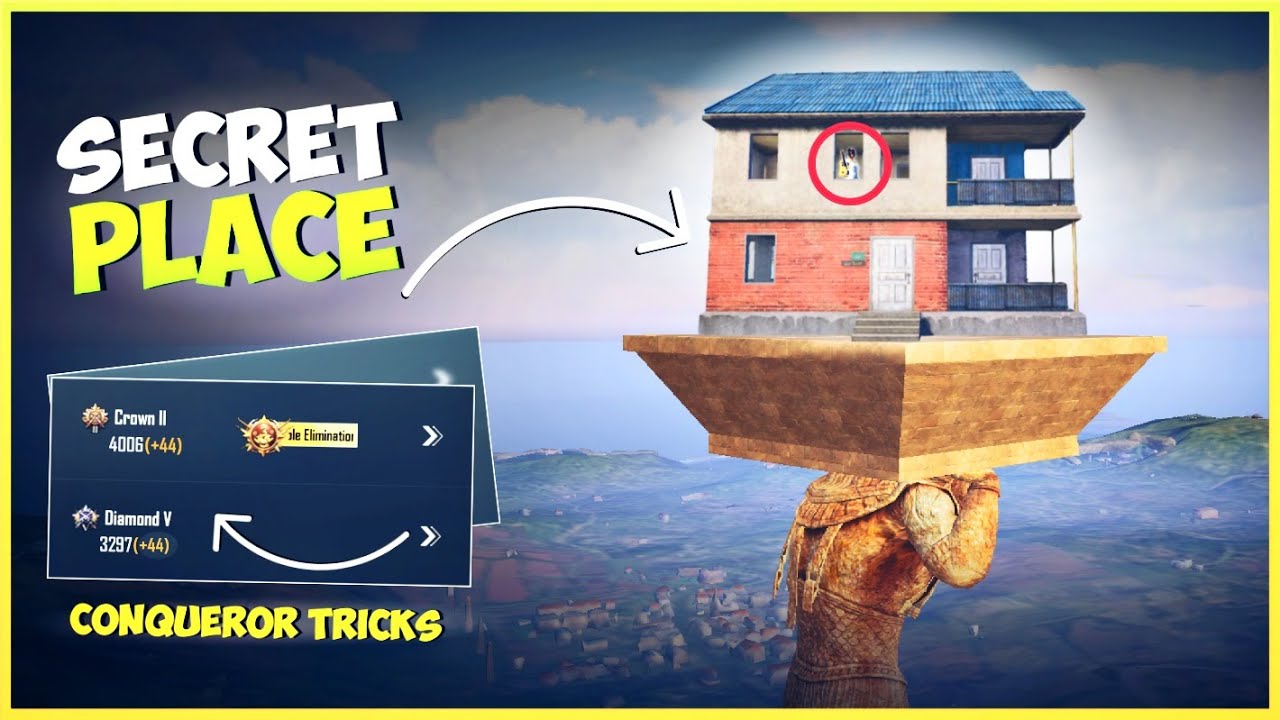 😱OMG ! Top 10 secret location in bgmi 2.1 update | Conqueror push tips and tricks in bgmi/pubg