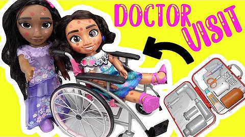 Disney Encanto Mirabel And Isabela Dolls Go To Hospital For Doctor Visit