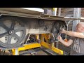 Installing Flywheel Bearings on the Frontier Sawmill