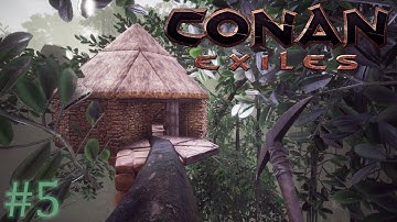 Conan Exiles - Building a Treehouse in the Jungle! - Full Release E5