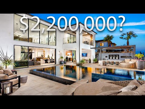 Inside A MODERN LUXURY Tropical Los Angeles Mansion | Mansion Tour