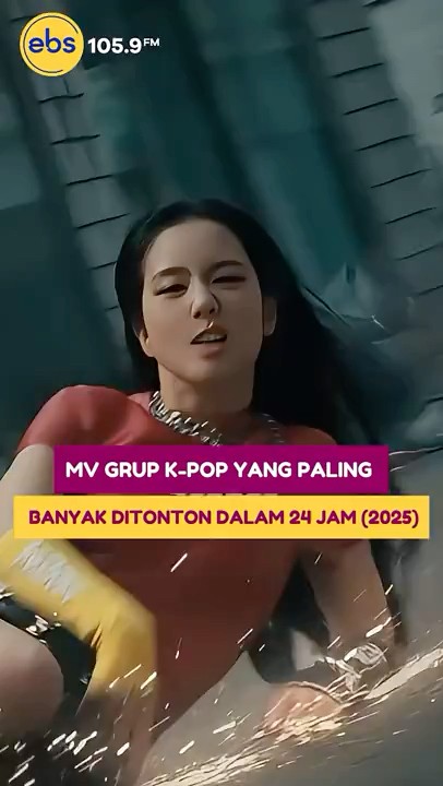 MV GRUP KPOP YANG PALING BANYAK DITONTON DALAM 24 JAM DI 2025 #BLACKPINK #SEVENTEEN #TXT