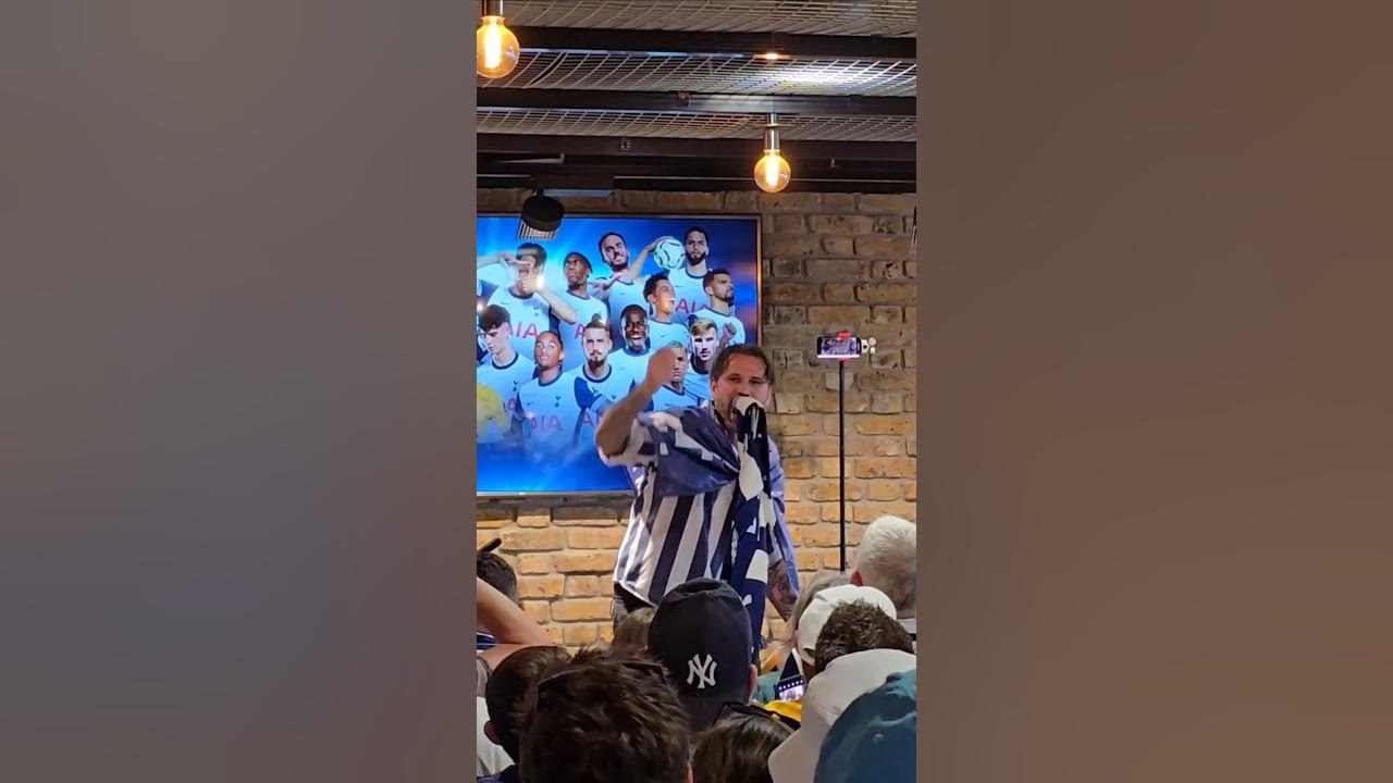 "CHAMPIONS OF EUROPE, WE KNOW WHAT WE ARE!" James Black Singing to the Spurs Fans "CHAMPIONS OF EUROPE, WE KNOW WHAT WE ARE!" James Black Singing to the Spurs Fans