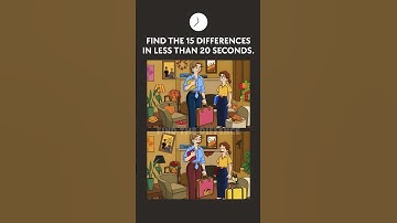 FIND THE DIFFERENCE #5 : Can You Spot All 15 Differences Before Time Runs Out ?