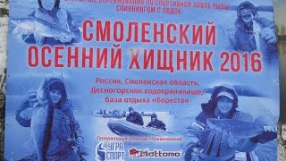 Смоленский Осенний хищник 2016(Полнометражный документальный фильм о Кубке Смоленской области по ловле спиннингом с лодок на призы Росох..., 2016-11-15T12:00:39.000Z)