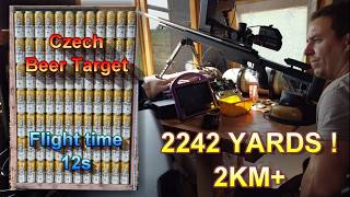 World Record Longest Airgun Hit - 2242 yards- Altaros M24