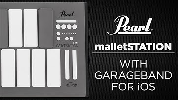 Pearl malletSTATION - Connecting to GarageBand on iOS