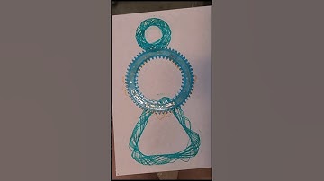 Multi energy orbit spirograph art #art #spirograph #science Blue Fulmination