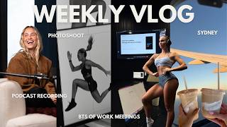 WEEKLY VLOG | Behind the Scenes of a Very Busy Work Week