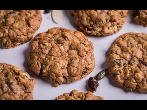 คุกกี้ข้าวโอ๊ตเติมพลัง Energy Oat Cookies