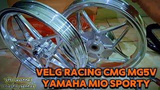 Velg CMG MG5V Mio Sporty 185/215 Warna Chrome