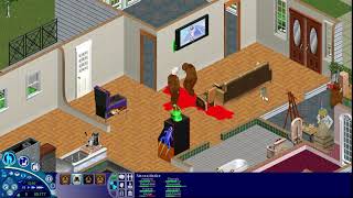 The Sims 1 - Shooting Claire The Bear