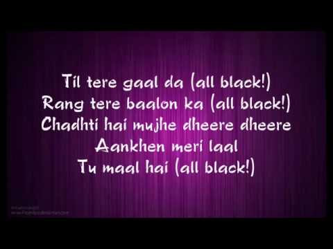 All Black Full Song Lyrics   SukhE
