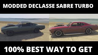 How To Find The Rare MODDED Declasse Sabre Turbo In GTA 5 Online