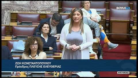 Ζ. Κωνσταντοπούλου (Πρόεδρος ΠΛΕΥΣΗΣ ΕΛΕΥΘΕΡΙΑΣ)(Διενέργεια προκαταρκτικής εξέτασης)(18/06/2025)