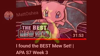 No, WE found the BEST Mew set.