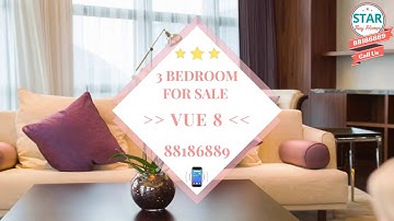 3 Bedroom Pool-view at Vue 8 Condo at Pasir Ris for Sale