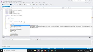 Hello world program. C# complete tutorials for beginners
