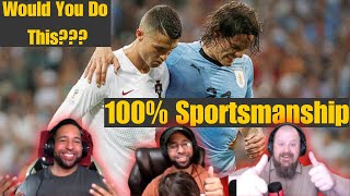 Americans React To - 100% Sportsmanship Moments In Football