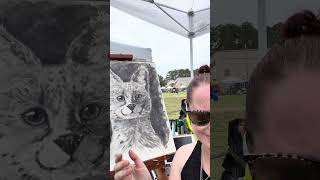 LIVE DEMO AT SLAM - Pastel Serval at Savannnah Local Artist Market 😍😍