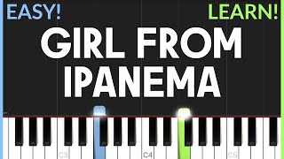 The Girl From Ipanema - Tom Jobim | EASY Piano Tutorial