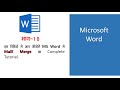 Mail merge Tutorial in MS word. || Part 18 ||