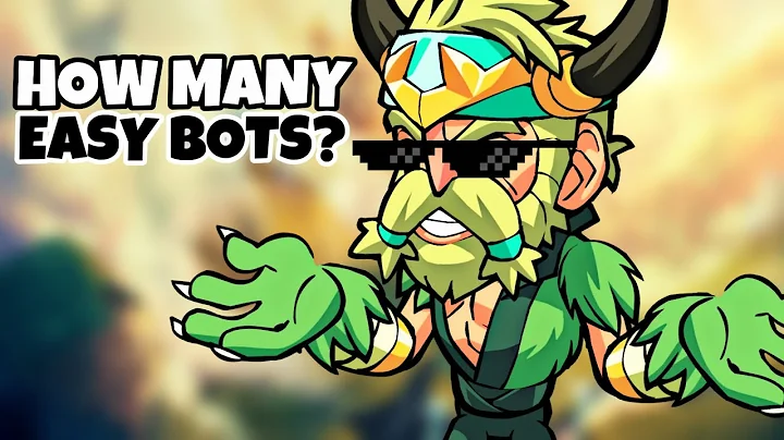 How Many EASY BOTS does it take to beat ONE CHOSEN BOT? • Brawlhalla Gameplay