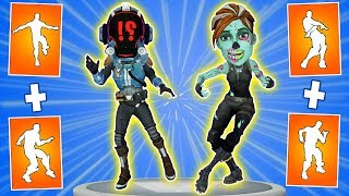 What happens if mix two Fortnite dances in one #6. Orange Justice dance + Infectious emote.