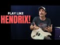 Play Rhythm Like Hendrix in 15 Minutes - Guitar Lesson - Tips And Tricks To Sound Like Jimi