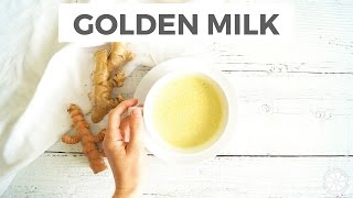How To Make Golden Milk + Health Benefits Of Turmeric | Healthy Grocery Girl