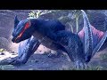 【MHWIβ】迅竜ナルガクルガの生態(字幕付き)