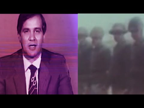 المذيع صباح الربيعي يقرأ بيان قصف المدن الإيرانية 20 آذار 1985 الجيش العراقي السابق البطل