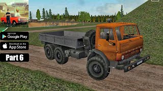 Russian Village Simulator 3D - kamaz truck mission - Android Gameplay #6