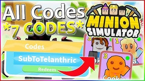 ⭐ALL Minion Simulator Codes *🎁7 CODES* • 🎉NEW 2020 April