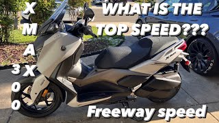 2024 Ymaha XMAX300 quick freeway and city ride. #motorcycle #yamaha #scooter #chill
