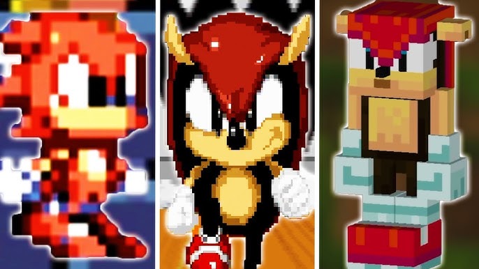 Trying to sprite a title screen for Mighty the Armadillo (Newer Sonic Mania  Deluxe) 