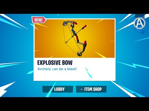 new explosive bow gameplay 2000 wins use code - fortnite explosive bow thumbnail