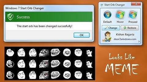 How To Change Your Start Button in Windows 7