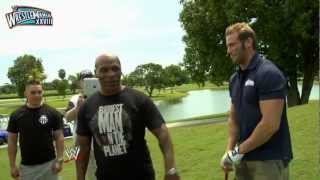 Mike Tyson at the annual WrestleMania Pro Am Golf