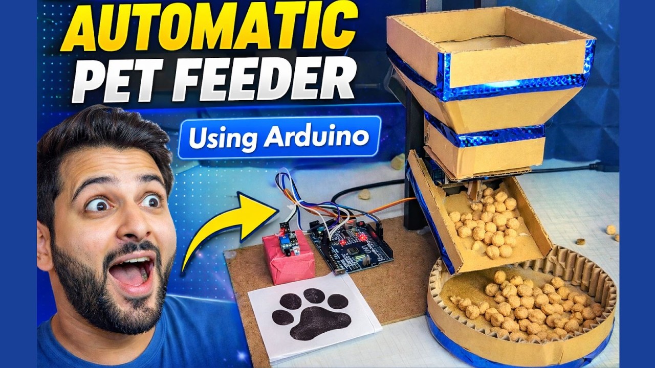 How to Make an Automatic Pet Feeder Using Arduino | DIY Smart Pet Food ...