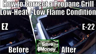 Gas Grill Low Heat or Low Flame