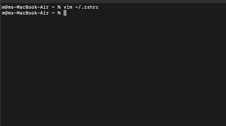 How to change the prompt on zsh terminal