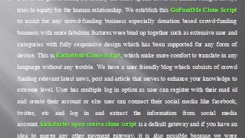 GoFundMe Clone Script – i Netsolution  Kickstarter open source