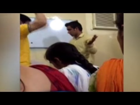 Caught On Camera: Private Coaching Institute Teacher Brutally Assaults His Students In Karnal